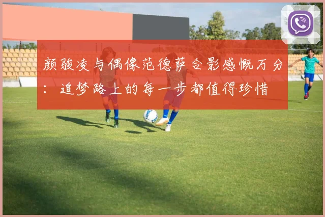 颜骏凌与偶像范德萨合影感慨万分：追梦路上的每一步都值得珍惜